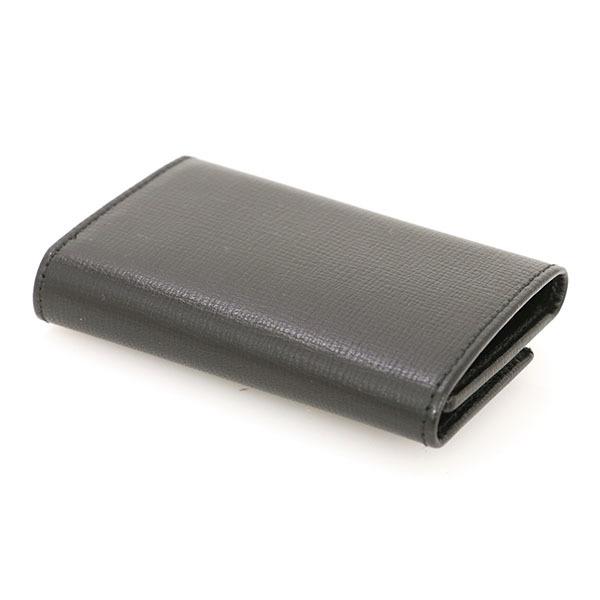 グッチ GUCCI 6連キーケース 120950 レザー ブラック シルバー カギ 黒