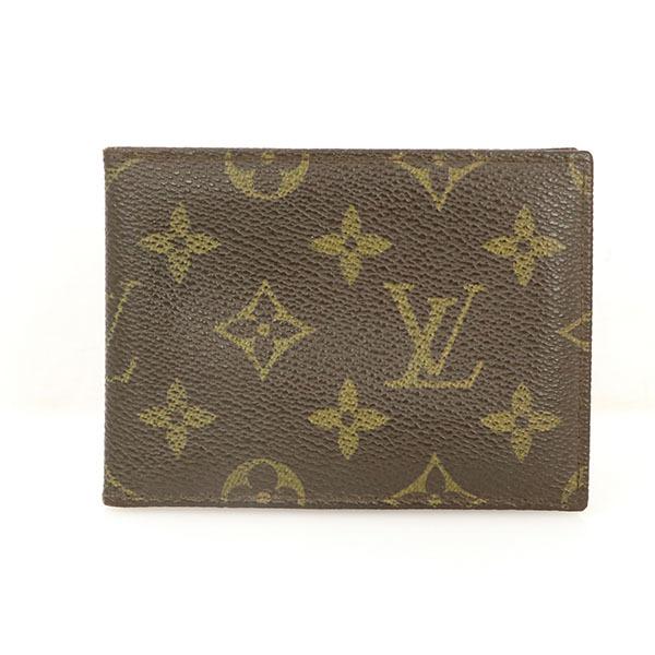 LOUIS VUITTON モノグラム 免許証入れ パスケース付き折り財布 美品 LOUIS VUITTON モノグラム 免許証入れ パスケース付き折り財布 美品
