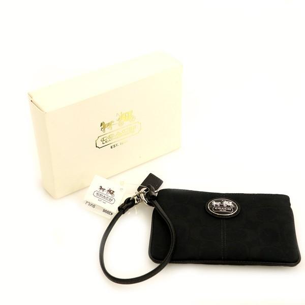 コーチ COACH シグネチャー ブラック シグネチャーキャンバス リスト