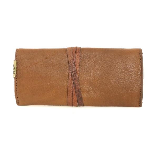 イビザ IBIZA ポーチ ペンケース レザー ブラウン 茶 文房具 ブランド