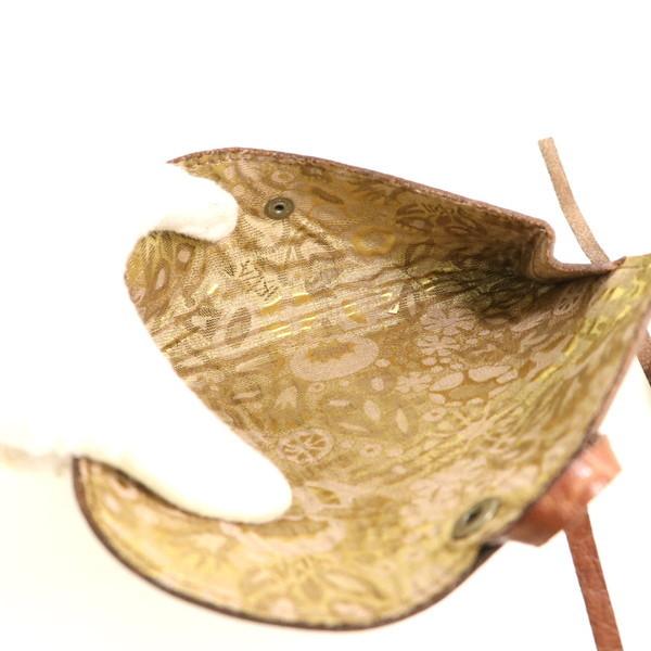 イビザ IBIZA ポーチ ペンケース レザー ブラウン 茶 文房具 ブランド