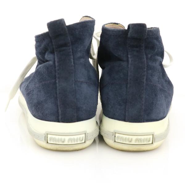 ミュウミュウ MIU MIU レディースシューズ ハイカットスニーカー 
