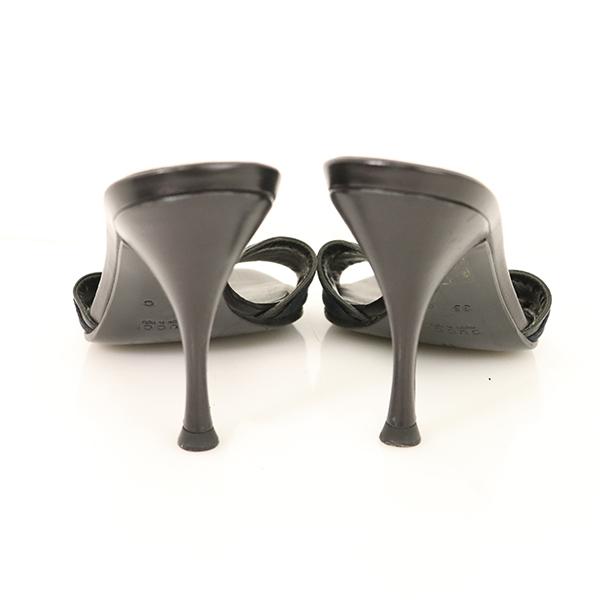 GUCCI グッチ サンダル/ミュール/ピンヒールブラック 22.5cm