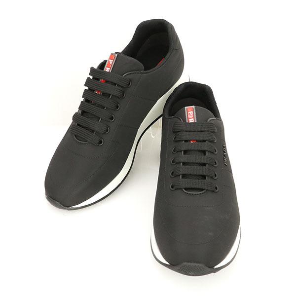 プラダ Prada 4e3355 スニーカー メンズ シューズ ナイロン プラダスポーツ ブラック 表記サイズ7 靴 ファッション ブランド Mo 中古 Everydaygoldrush 通販 Yahoo ショッピング