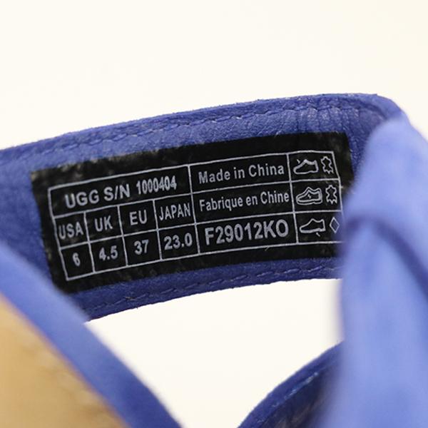 アグ UGG ウェッジソールサンダル ブルー 青 F29012KO レディース
