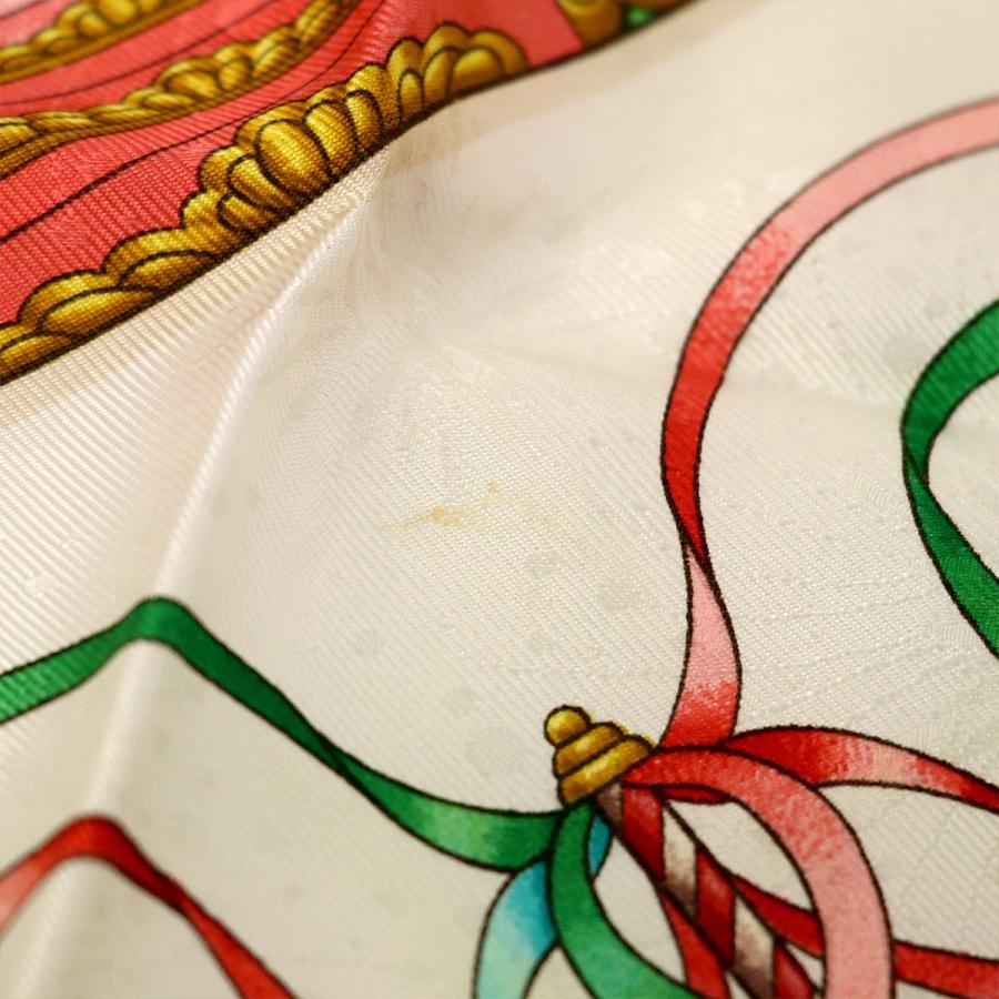 エルメス スカーフ カレ90 ルナパーク メリーゴーランド 赤大判