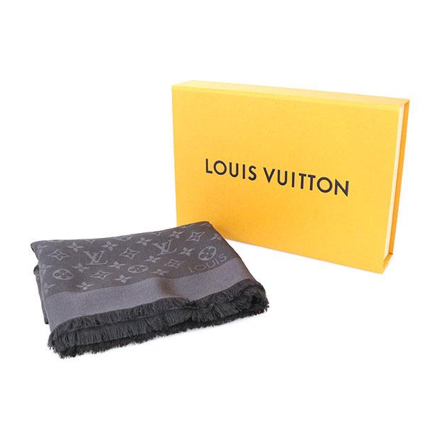 ルイヴィトン　ストール　美品 ルイヴィトン LOUIS VUITTON アントラシット ストール M74752 シルク60