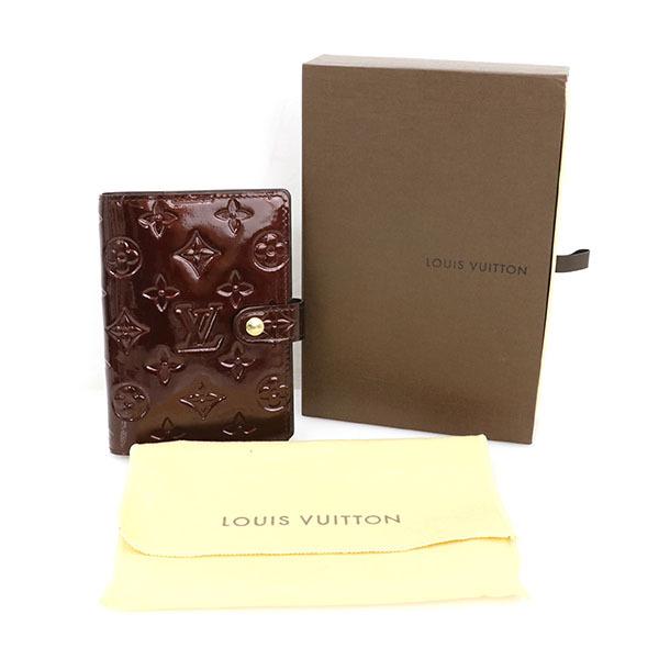 美品 ルイヴィトン R21026 CA0062 ヴェルニ モノグラム 手帳カバー LOUIS VUITTON - □新品□未使用□ LOUIS VUITTON ルイヴィトン