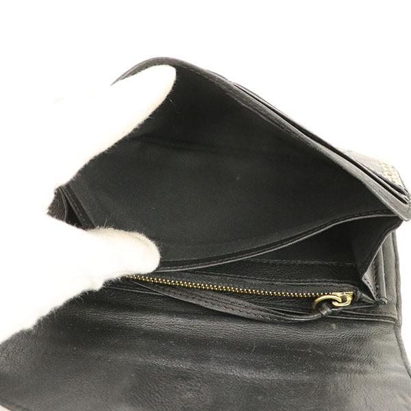 新品】Chloé スタッズ ブラックレザー長財布