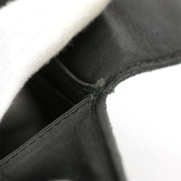 クロエ Chloe スタッズ ブラック レザー シルバー リボン 長財布  