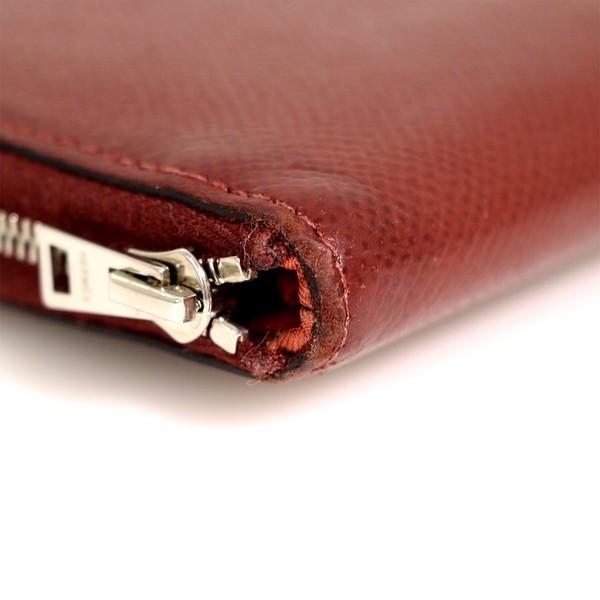 エルメス HERMES ボルドー エプソン×シルク アザップロングシルクイン