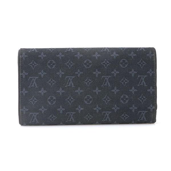 ルイヴィトン LOUIS VUITTON ネイビー モノグラムミニキャンバス