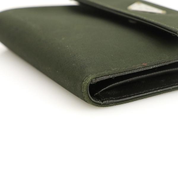 プラダ PRADA ミリタリーグリーン MIMETICO レザー ナイロン テスート