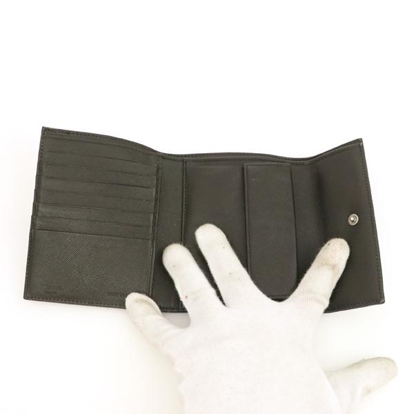 プラダ PRADA ミリタリーグリーン MIMETICO レザー ナイロン テスート