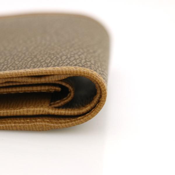 ランセル LANCEL ブラウン系 PVC レザー コンパクト財布 二つ折財布