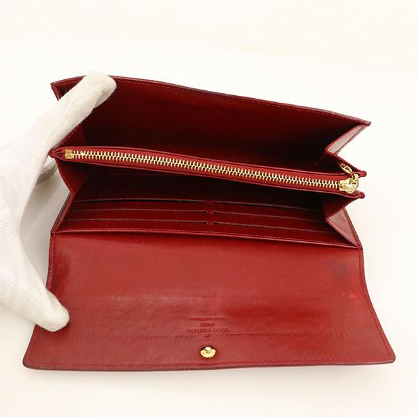 ルイヴィトン LOUIS VUITTON ヴェルニ ローズアンディアン レッド
