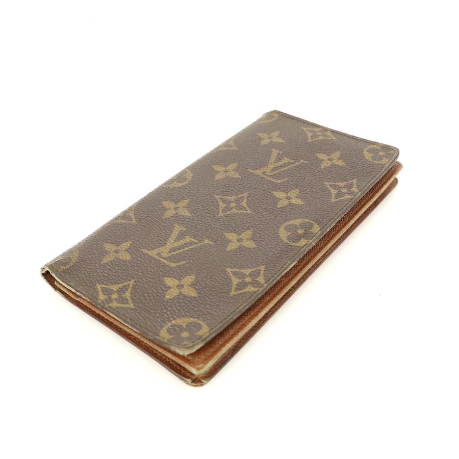 ルイヴィトン Louis Vuitton モノグラム ポルトカルトクレディ　札入れ 二つ折り長財布 メンズ レディース【kk】【中古】