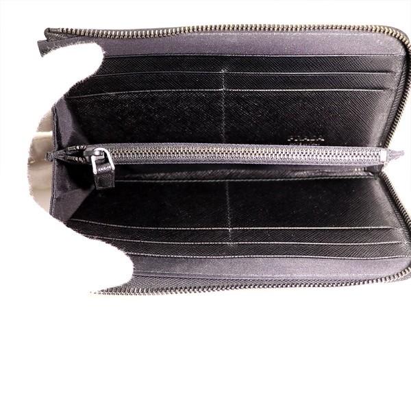 プラダ Prada 長財布　L字ファスナー 正規 プラダ PRADA ブラック ナイロン L字ファスナー財布 2MH020 長財布