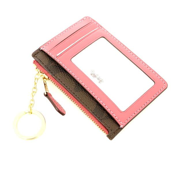 コーチ COACH コインケース キーケース F16107 シグネチャー ブラウン