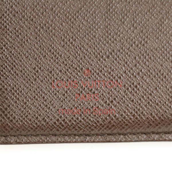 ルイヴィトン LOUIS VUITTON ダミエエベヌ ポルトモネビエヴィエノワ