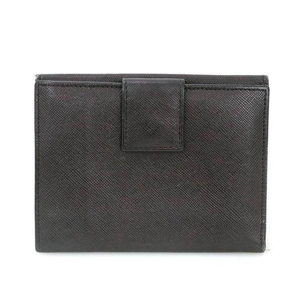 PRADA プラダ M523A サフィアーノ 二つ折り財布 黒 ブラック プラダ PRADA ブラック NERO サフィアーノ 二つ折財布 M523A ブランド