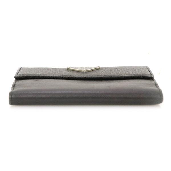 プラダ PRADA ブラック NERO サフィアーノ 二つ折財布 M523A ブランド