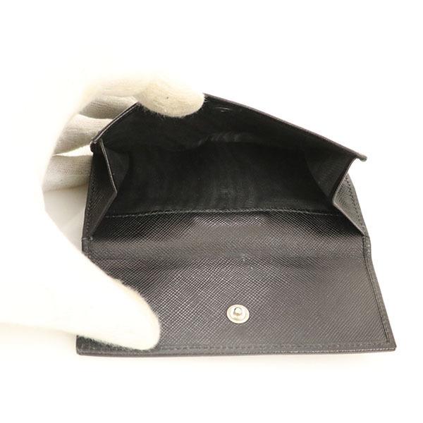 プラダ PRADA ブラック NERO サフィアーノ 二つ折財布 M523A ブランド