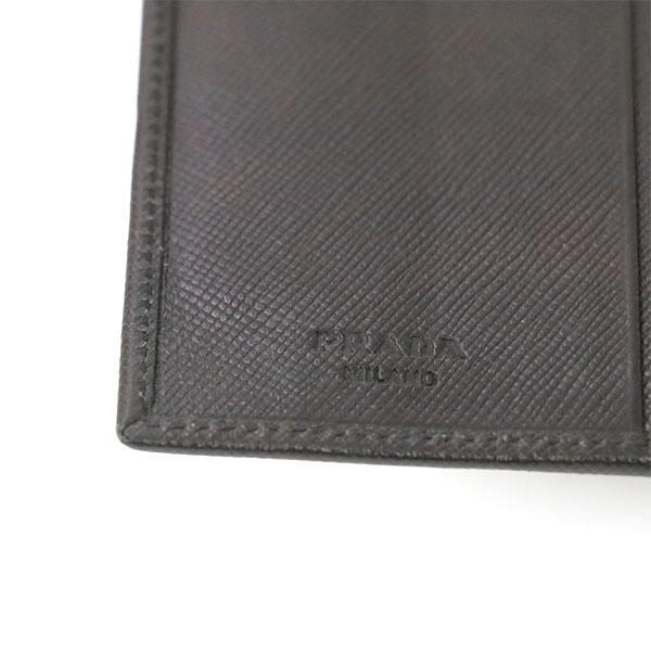 PRADA プラダ M523A サフィアーノ 二つ折り財布 黒 ブラック プラダ PRADA ブラック NERO サフィアーノ 二つ折財布 M523A ブランド