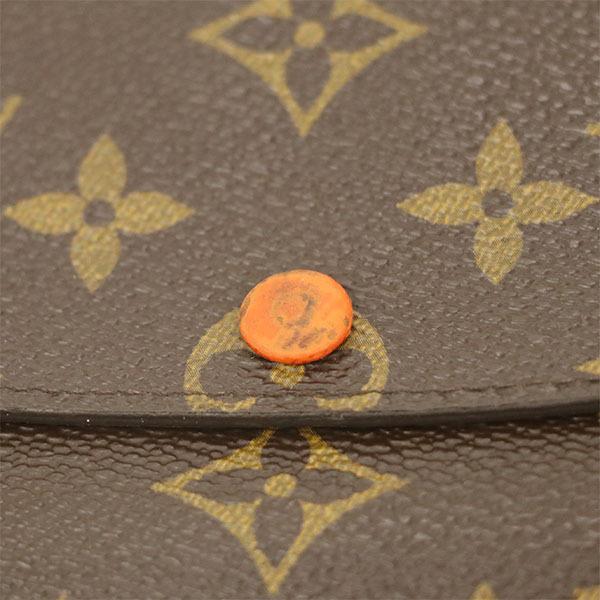 ルイヴィトン LOUISVUITTON モノグラム オレンジ キャンバス エミリー