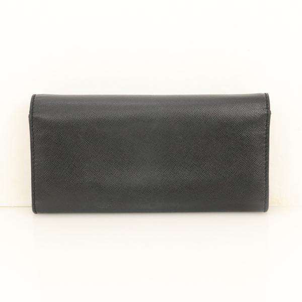 TORYBURCH トリーバーチ 二つ折り長財布  ロゴ/レザー    ブラック レディース / 240001201160 Tory Burch - TORYBURCH トリーバーチ 二つ折り長財布 ロゴ/レザー