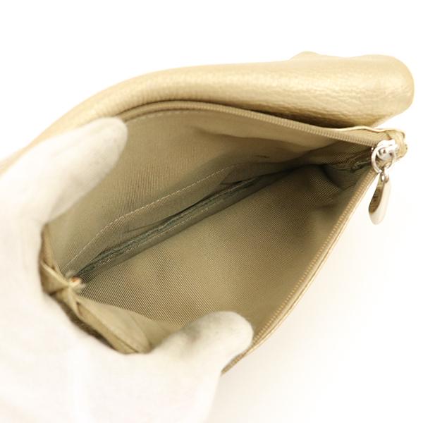 濱野 はまの ゴールド 金 レザー 皮革 長財布 レディース 王冠