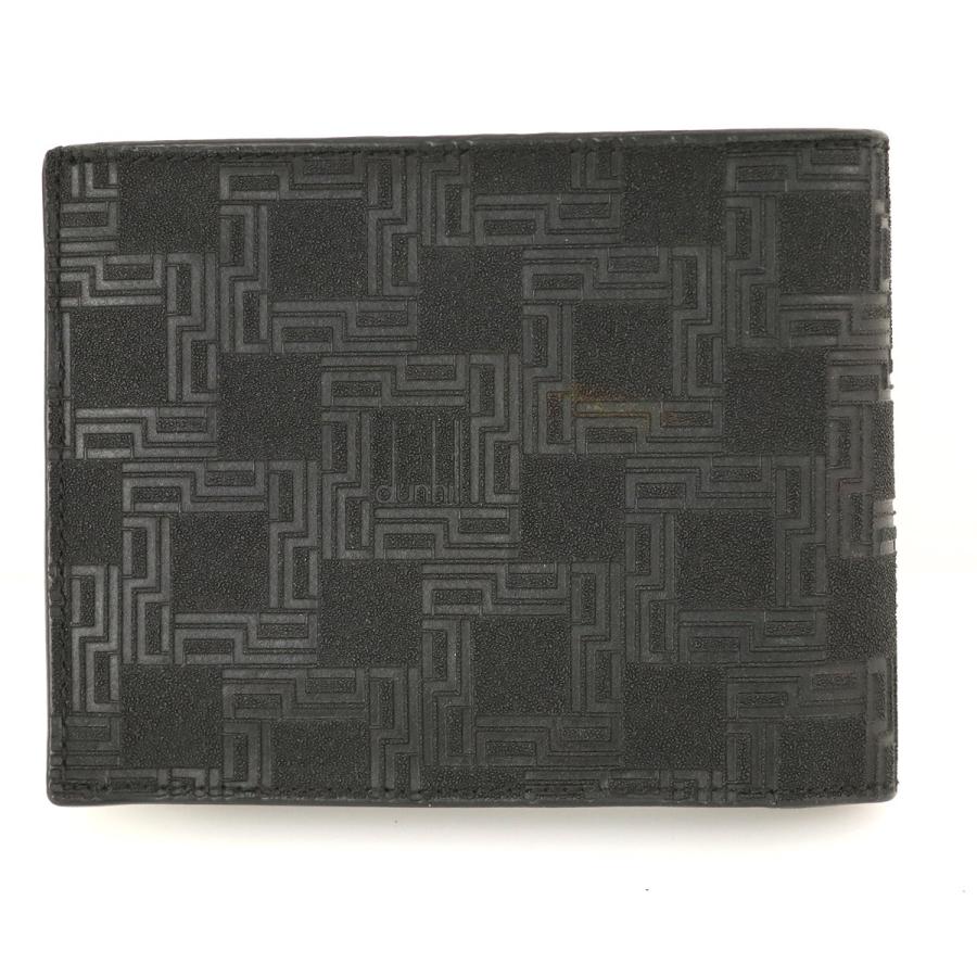 ダンヒル dunhill ブラック レザー L2LH32A 二つ折財布 メンズ ダンヒル dunhill ブラック レザー L2LH32A 二つ折財布 メンズ