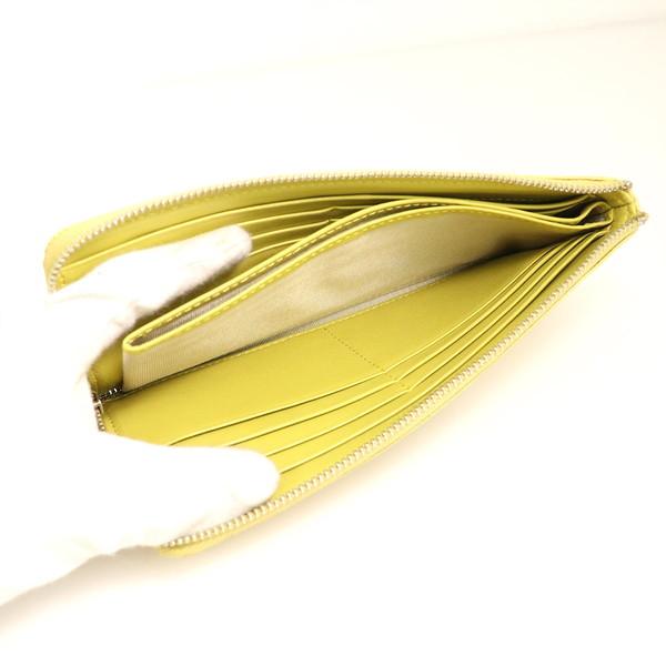 ダックス DAKS イエロー レザー L字ファスナー長財布 ブランド小物 未