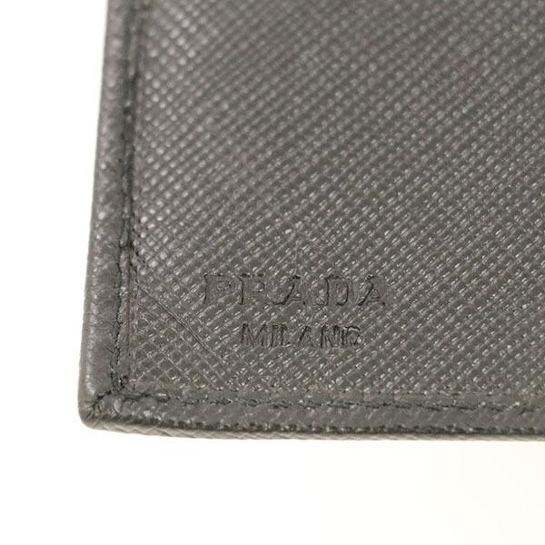 noir　PRADA M170A サフィアーノレザー 二つ折り財布 プラダ PRADA NERO ブラック サフィアーノ レザー 二つ折り財布 M170A