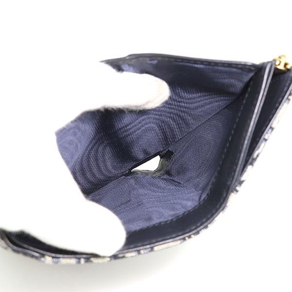Christian Dior ディオール トロッター ロータスウォレット 折財布 Christian Dior クリスチャンディオール サドル ロータス