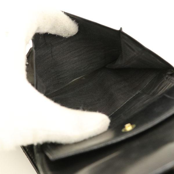 プラダ PRADA キルティング ブラック ナイロン レザー ミニ財布 プラダ PRADA キルティング ブラック ナイロン レザー ミニ財布