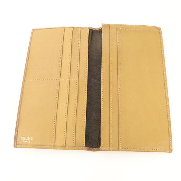 セリーヌ CELINE Cマカダム ベージュ キャメル PVC レザー