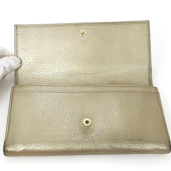グッチ GUCCI インターロッキング レザー 二つ折り財布 長財布 グッチ GUCCI インターロッキング レザー 二つ折り財布 長財布