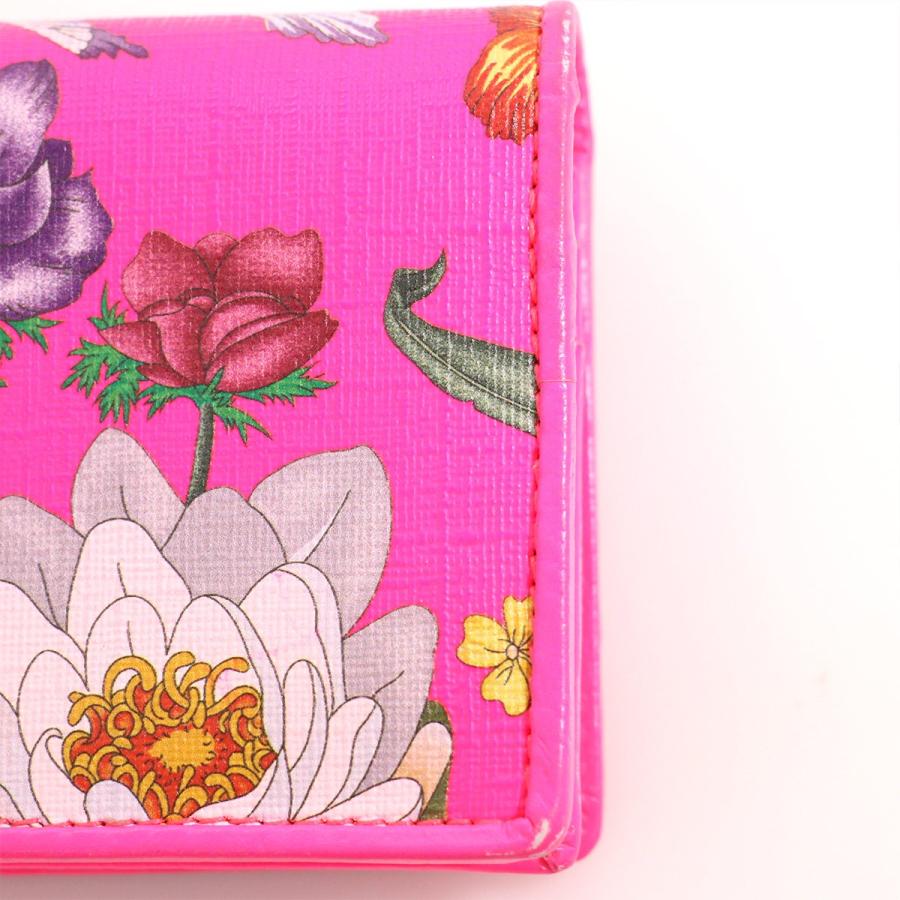 ayaGUCCI グッチ フローラ 二つ折り財布 ピンク 花柄 aya様専用GUCCI グッチ フローラ 二つ折り財布 ピンク 花柄 - メルカリ