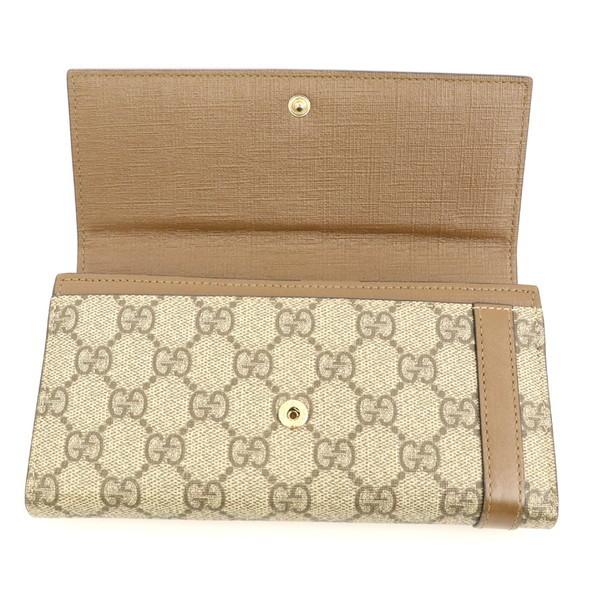 グッチ GUCCI GGスプリーム PVC ベルトデザイン長財布 309760 グッチ GUCCI GGスプリーム PVC ベルトデザイン長財布 309760