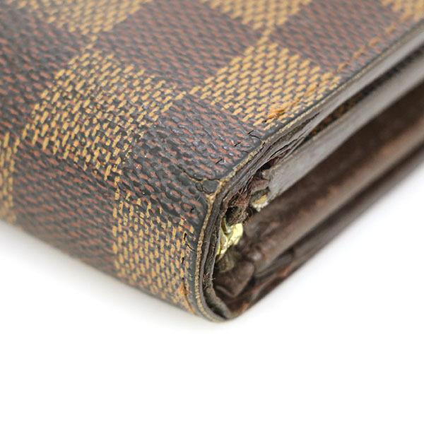 ルイヴィトン LOUIS VUITTON ダミエ キャンバス エベヌ ポルトモネ