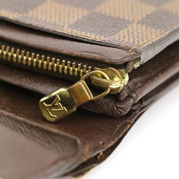 ルイヴィトン LOUIS VUITTON ダミエ キャンバス エベヌ ポルトモネ