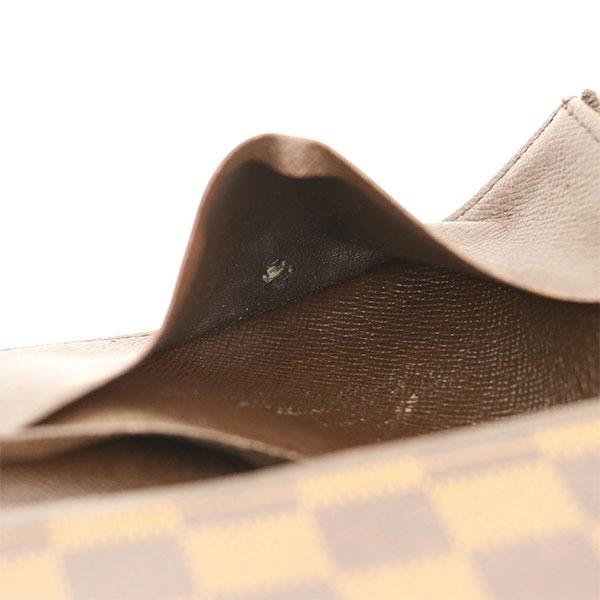 ルイヴィトン LOUIS VUITTON ダミエ キャンバス エベヌ ポルトモネ