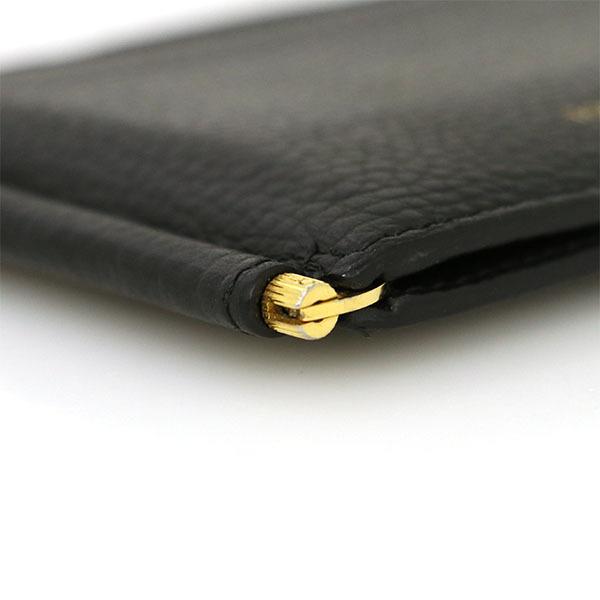 トムフォード TOM FORD ブラック レザー 二つ折り財布 札入れ