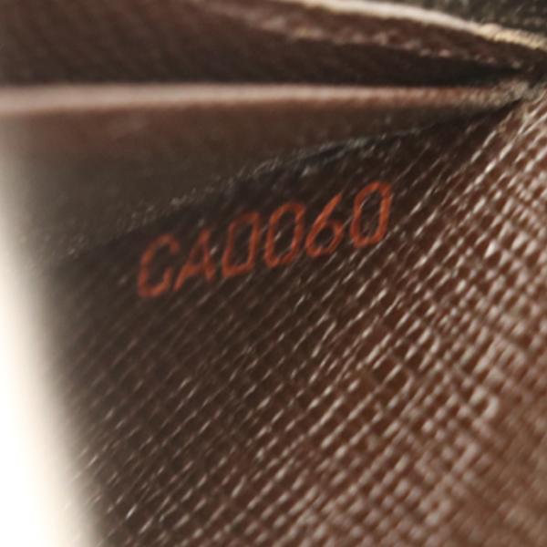 ルイヴィトン LOUISVUITTON ダミエキャンバス M61728 ポルトモネジップ