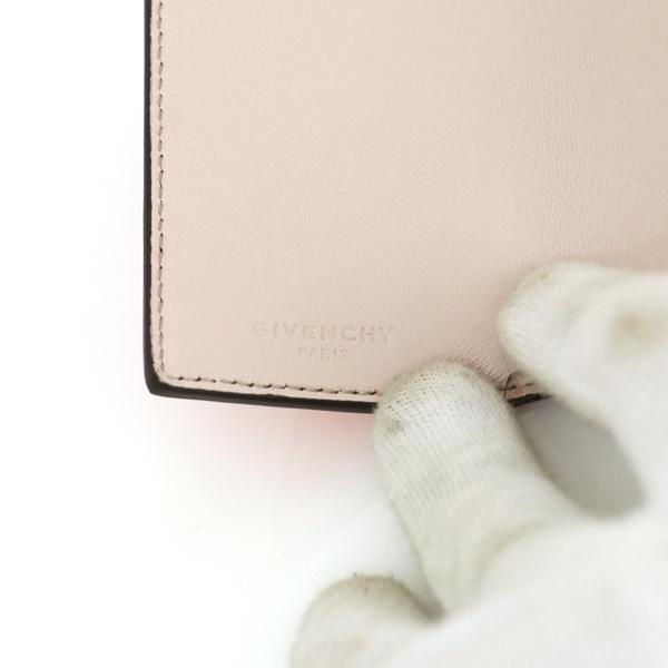 ジバンシー GIVENCHY レッド ライトピンク レザー コンパクト ジバンシー GIVENCHY レッド ライトピンク レザー コンパクト