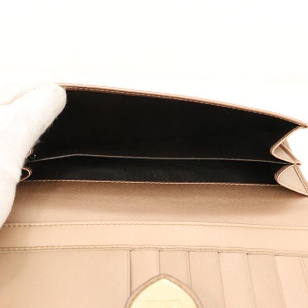 グッチ GUCCI グッチシマ ピンクゴールド レザー ハートプレート付