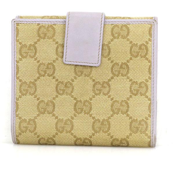 グッチ GUCCI GGキャンバス ベージュ×パープル 紫 キャンバス グッチ GUCCI GGキャンバス ベージュ×パープル 紫 キャンバス