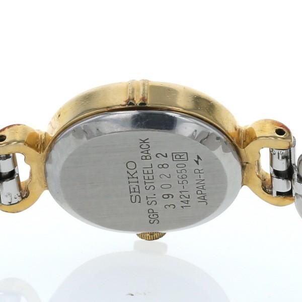 セイコー SEIKO オーバルフェイス アクアザトウォッチ 1421-5650 