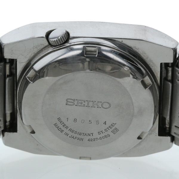 セイコー SEIKO セイコー5 4227-00B0 自動巻式 シルバー 文字盤 3針式